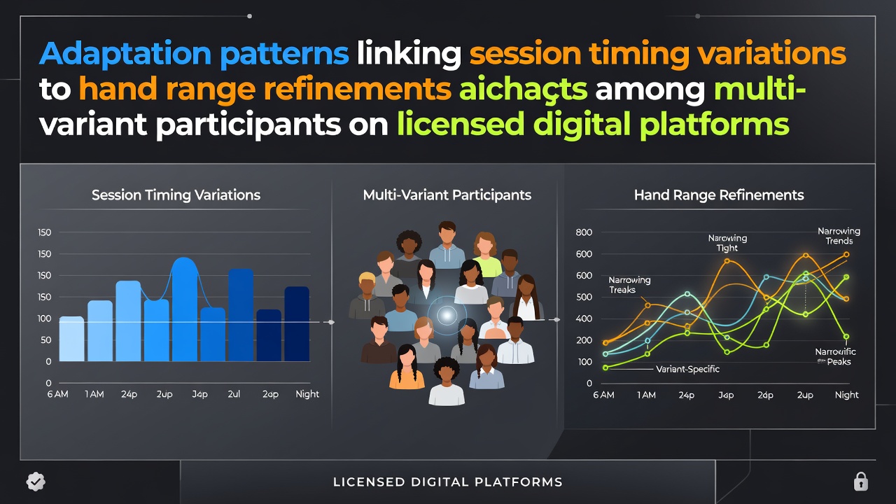 Players reviewing session data on digital poker platforms showing timing variations and hand range adjustments