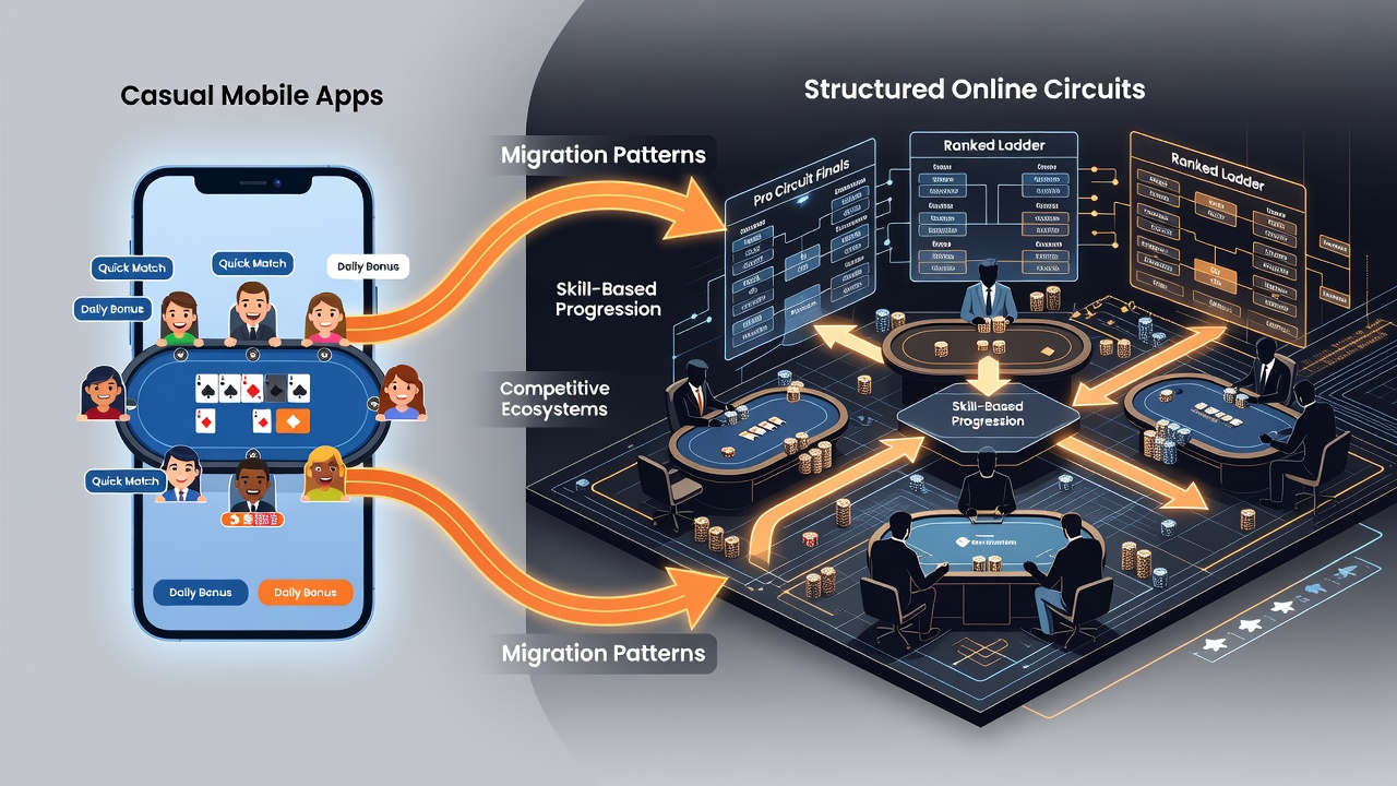 Bonus structures and review platforms influencing poker player decisions in digital ecosystems