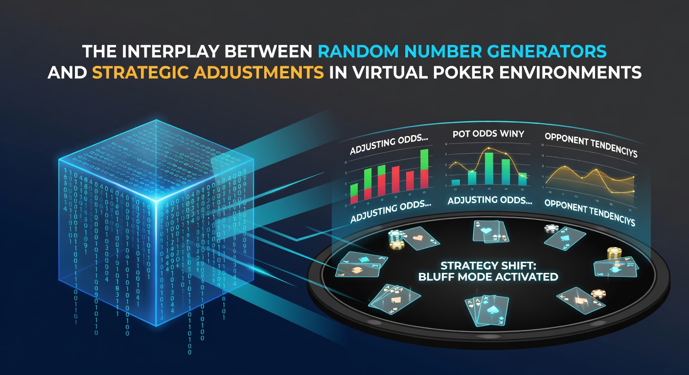 Diagram showing RNG card distribution process in online poker platforms